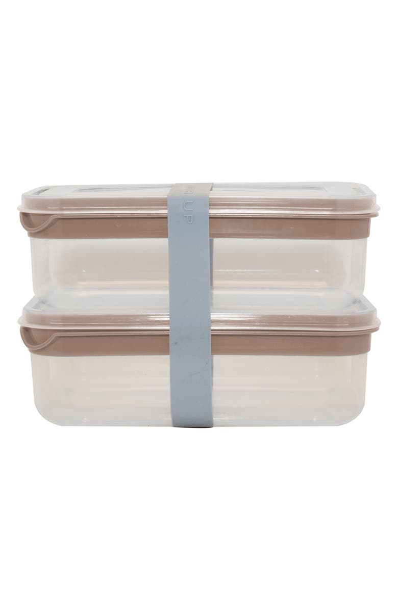 Silver One International 12-Piece Lunch Tote Set, Alternate, color, Heather Beige