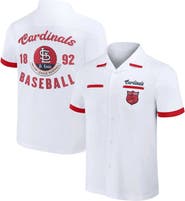 Darius Rucker Collection by Fanatics Men's Darius Rucker Collection by Fanatics  White St. Louis Cardinals Bowling Button-Up Shirt