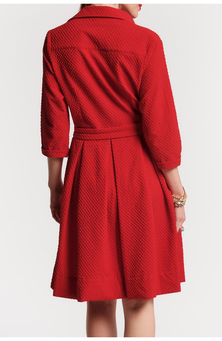 Frances Valentine Bellini Dress Waffle Weave, Alternate, color, Red