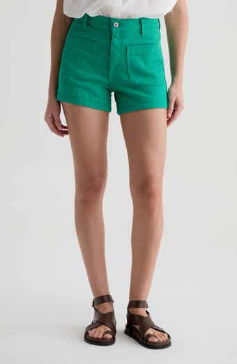 AG Daisy Patch Pocket Denim Shorts