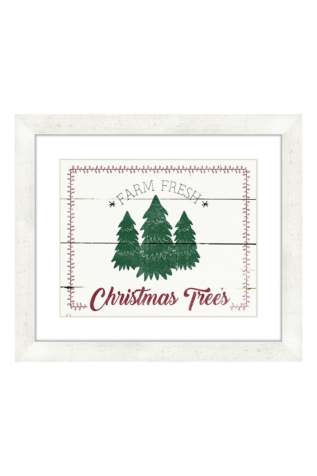 PTM IMAGES Christmas Trees Rustic Wood Frame Art (Women) | Nordstromrack