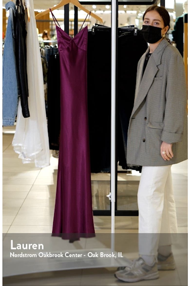 lulus gowns & formal dresses on sale One Last Glance Satin Evening Gown (Women) comfortable shoes