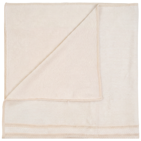 Striped Pointelle Knit Blanket (Baby)