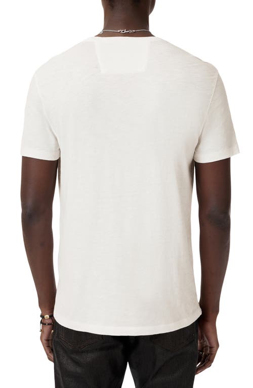 John Varvatos Watercolor Skull Graphic T-shirt In Salt