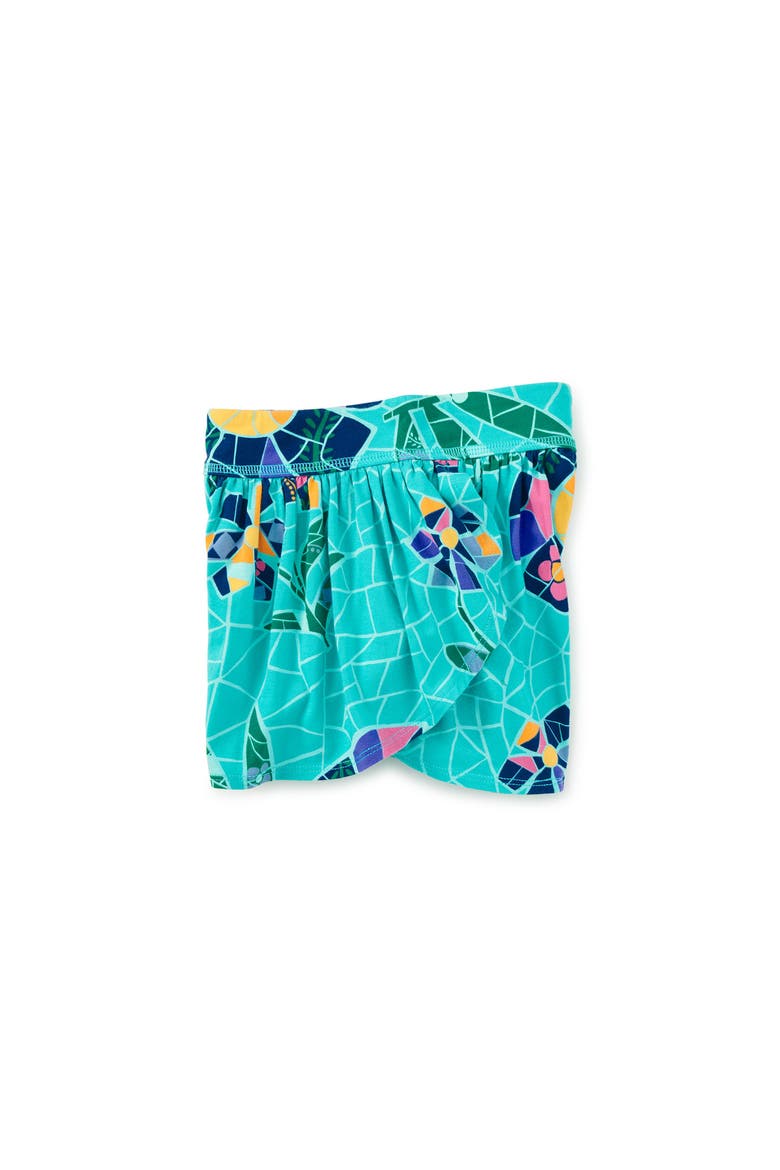 Sporty Petal Shorts, Alternate, color, Mosaic Floral