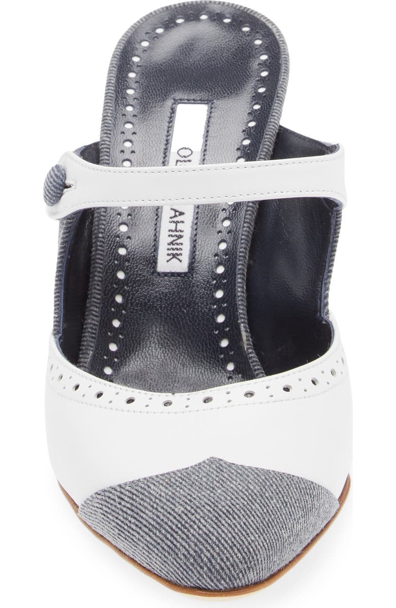 Manolo Blahnik Agathanu Spectator Mary Jane Mule, Alternate, color,