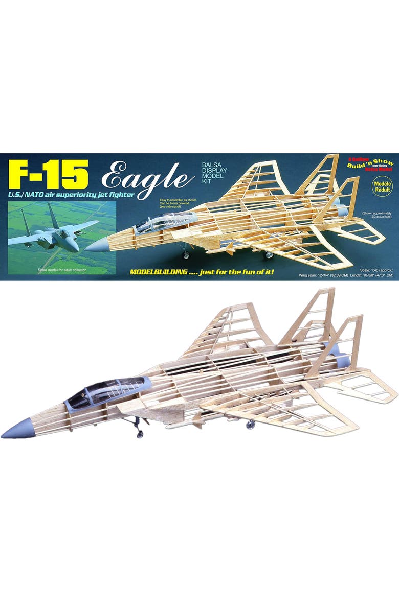 Guillow
s F15 Eagle Model Kit, 12Pcs, Alternate, color, Multicolored