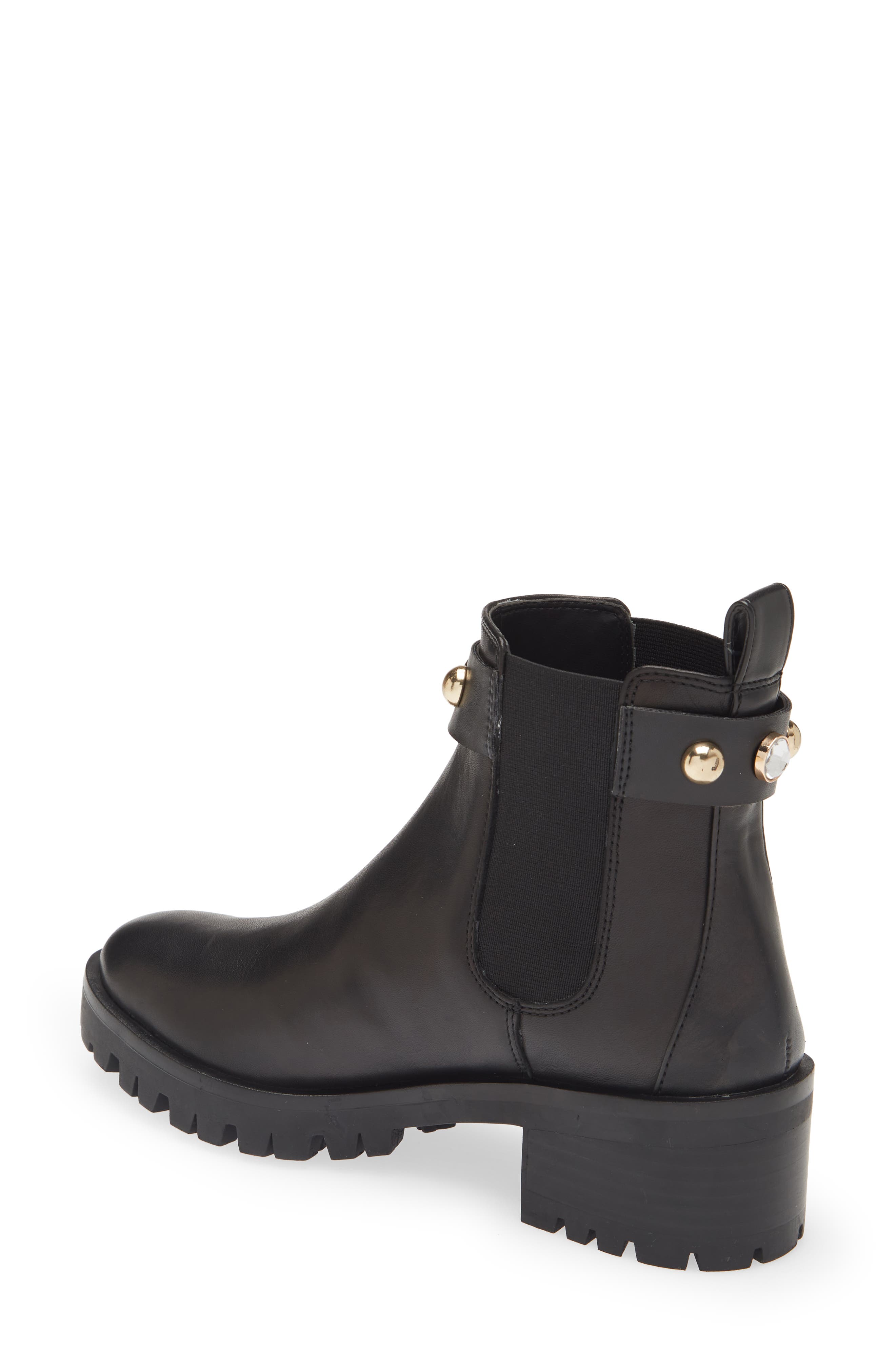 KARL LAGERFELD PARIS Porshay Lug Sole Bootie, Alternate, color, 