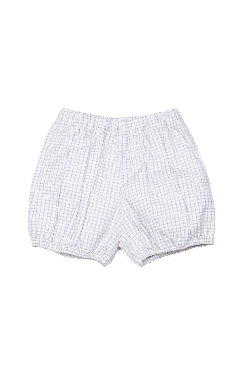 Cuclie Gingham Diaper Cover, Main, color, White Multi