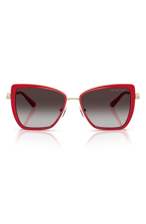 Sea Island 55mm Gradient Butterfly Sunglasses