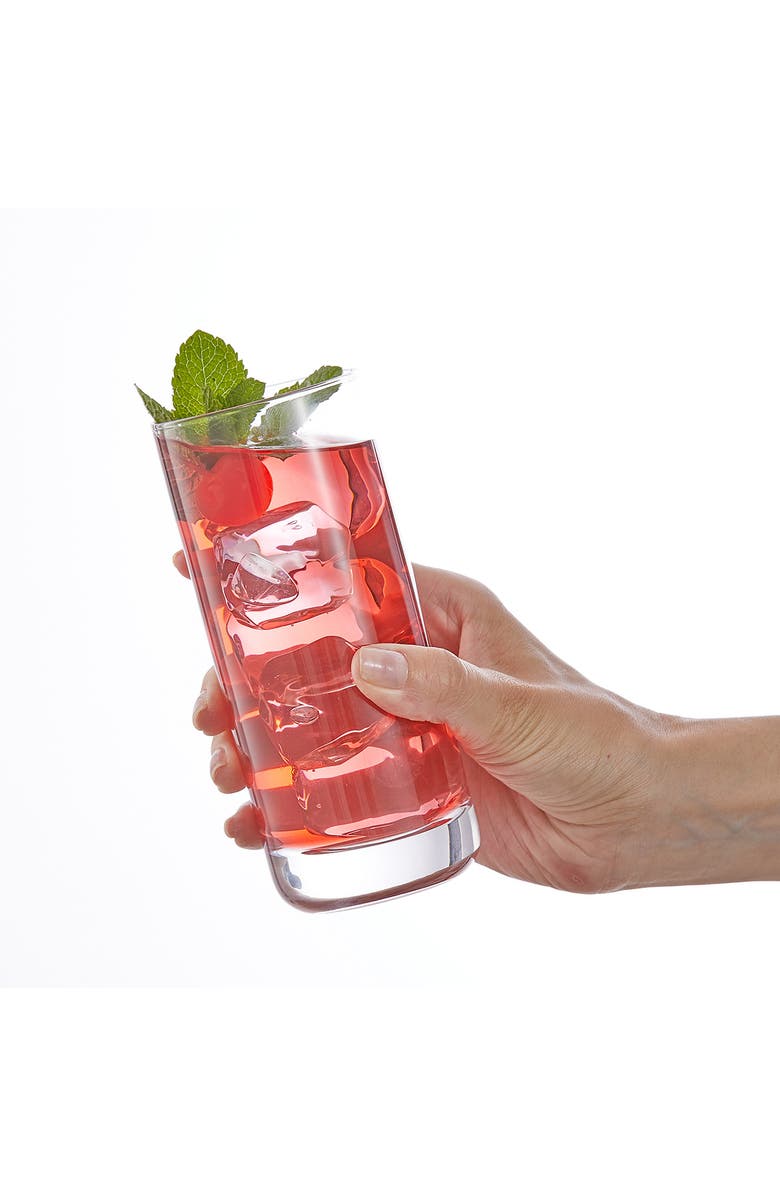 JoyJolt Glass Pitcher and Highball Glass Set, Alternate, color, 