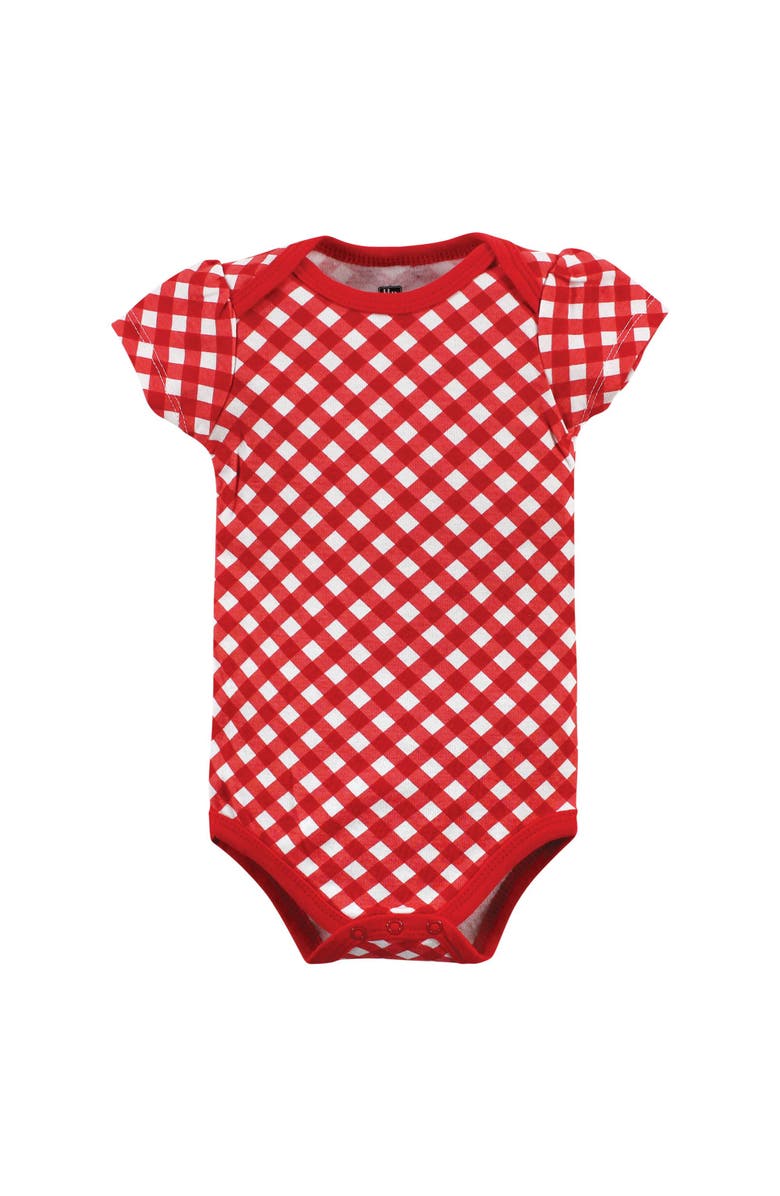 Hudson Baby Three-Piece Set of Cotton Bodysuits, Alternate, color, Udderly Adorable