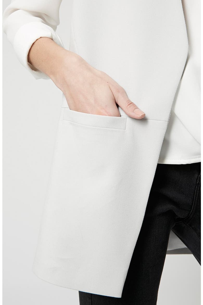 'Molly' Longline Vest, Alternate, color, LIGHT BLUE