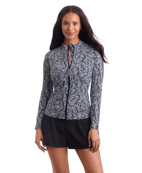 Long Sleeve Full Zip Chlorine Resistant Sunshirt