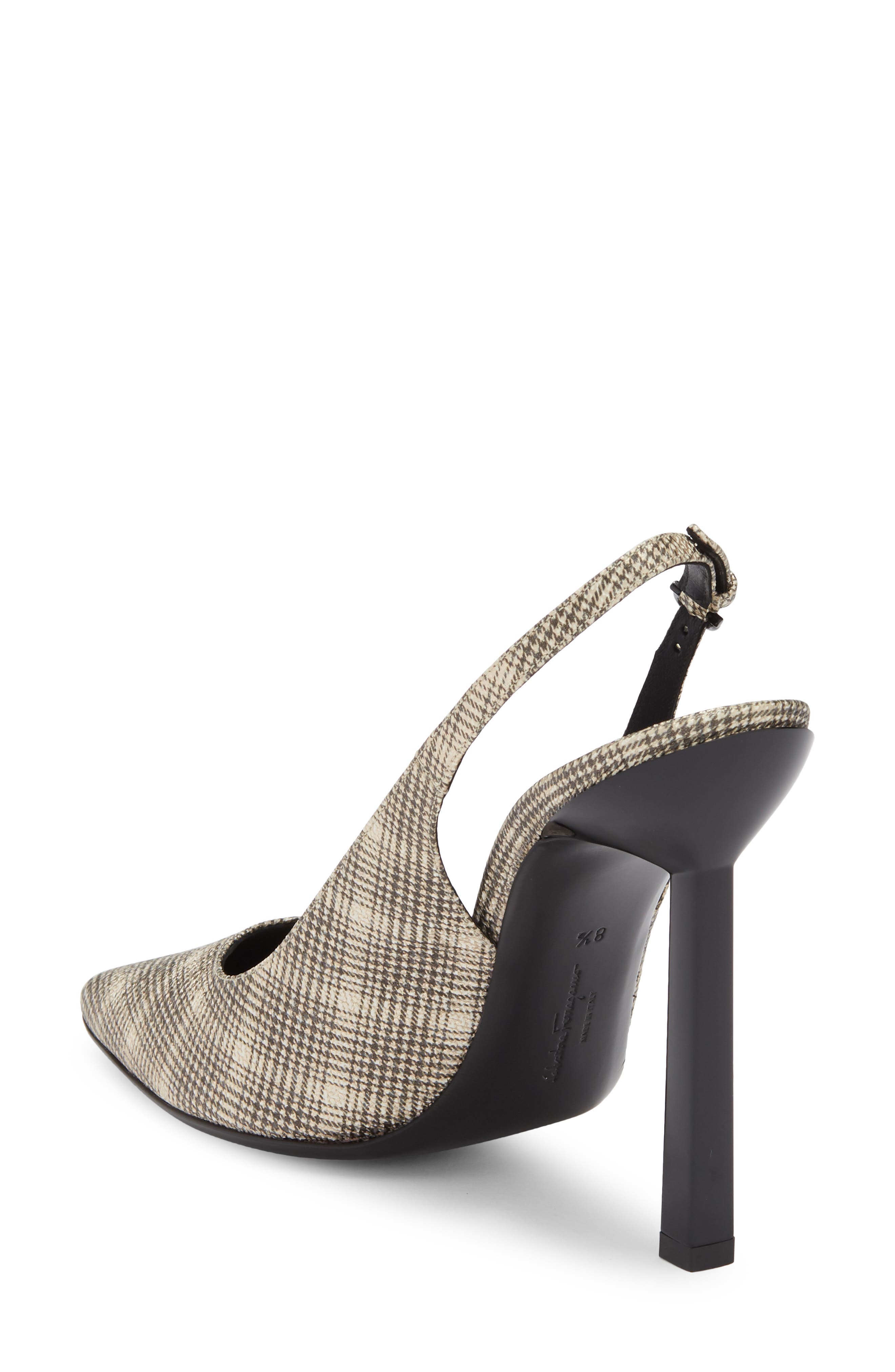 FERRAGAMO Jessie X5 Slingback Pump, Alternate, color, Light Yellow Gold