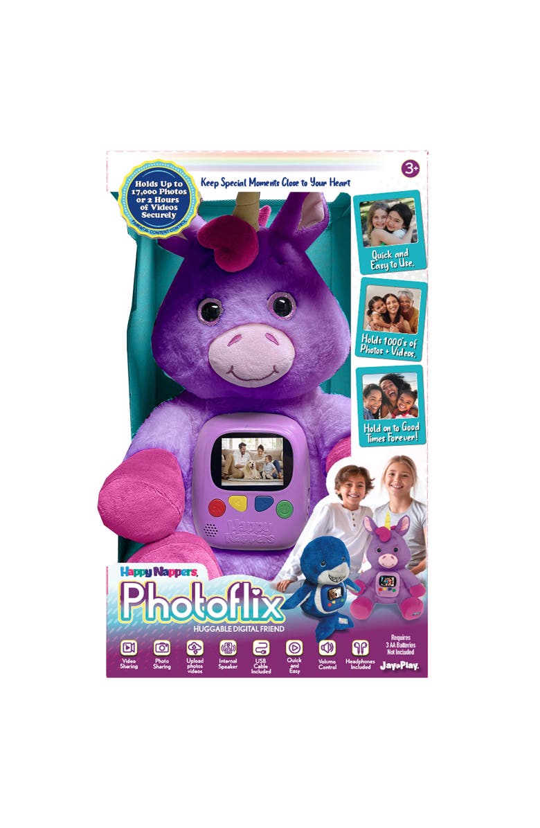 Happy Nappers Photoflix Beebee Unicorn Photo and Video Viewer, Alternate, color, Multicolored