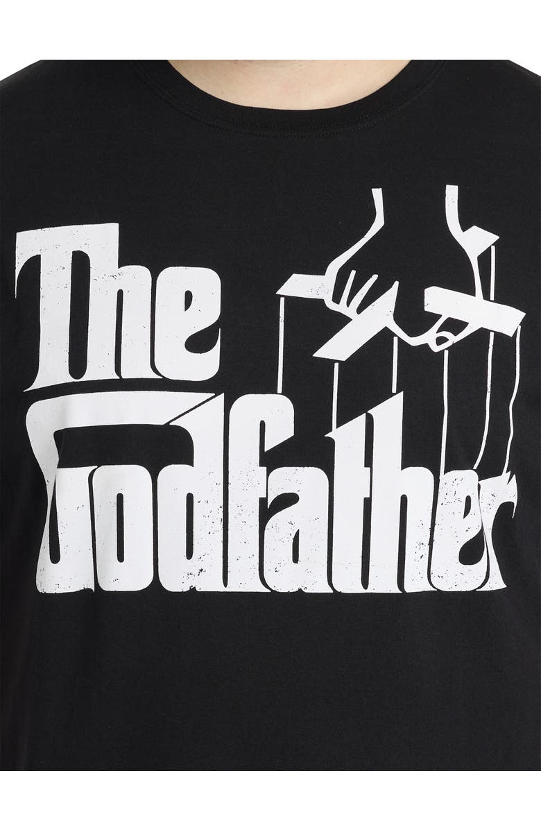 True Nation by DXL Big & Tall The Godfather Graphic Tee, Alternate, color, Black