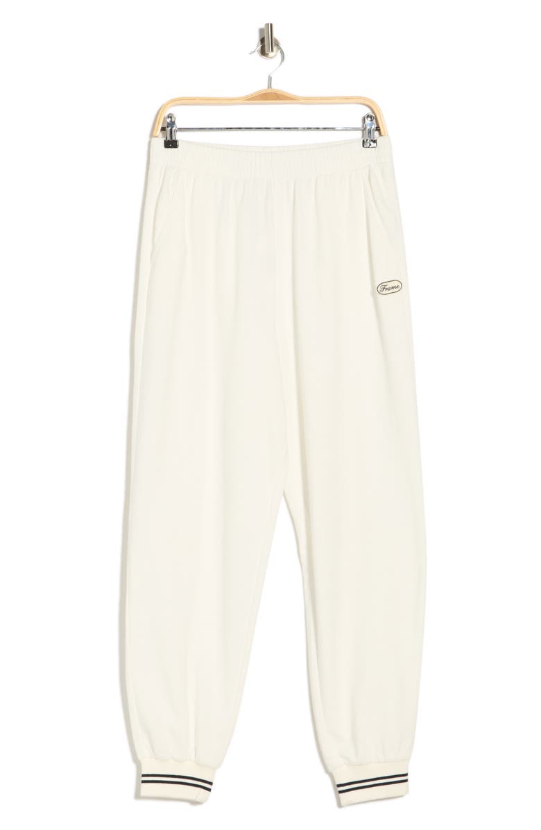 FRAME The Tennis Sweatpants, Main, color, White