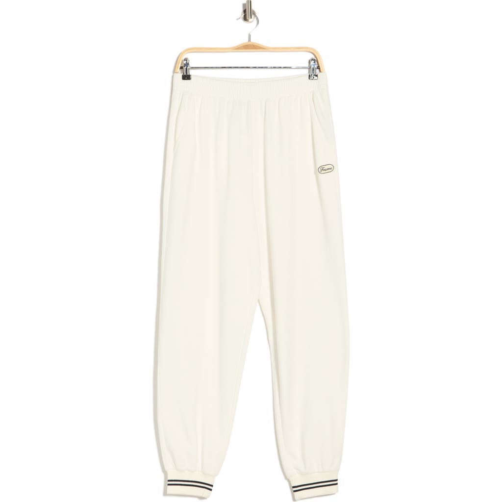 Frame The Tennis Sweatpants In White