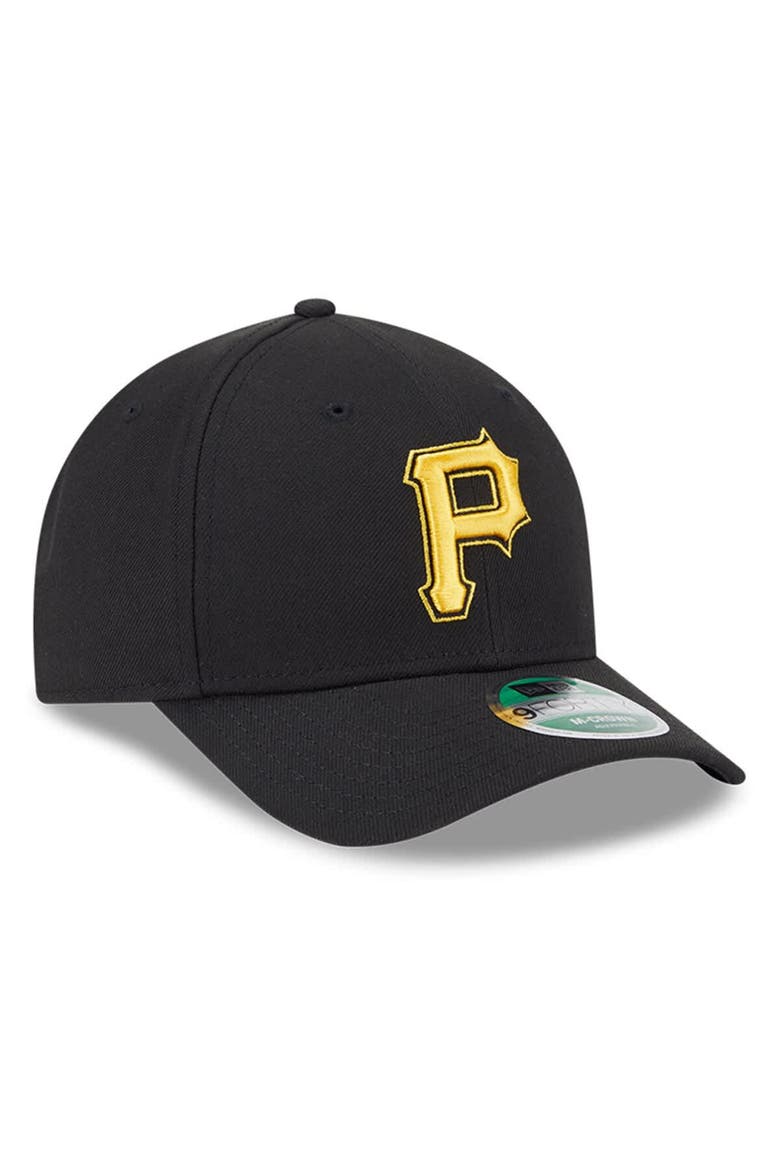 Men's New Era  Black Pittsburgh Pirates Player Replica 9FORTY Adjustable Hat, Alternate, color, Black