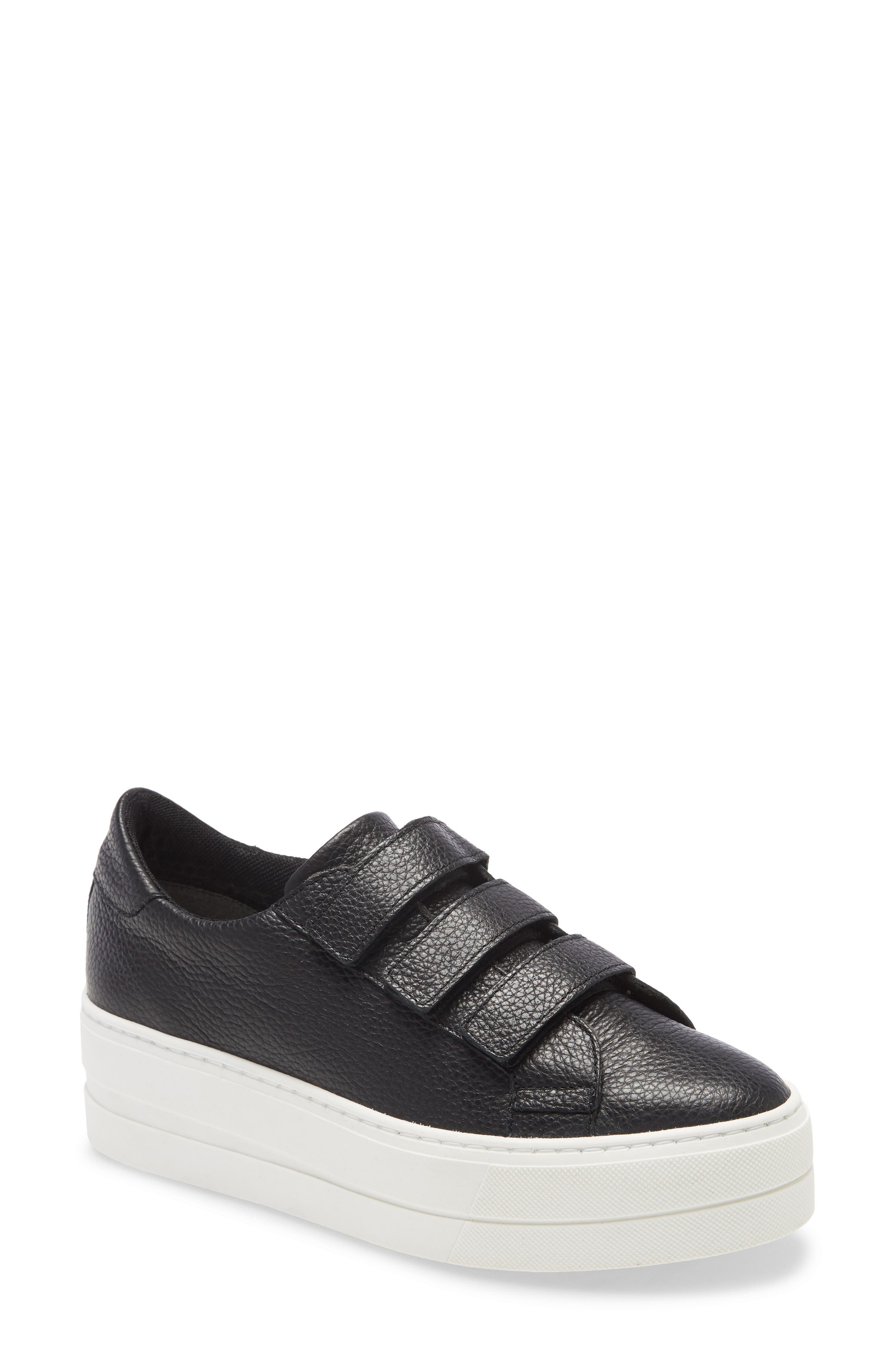 Magnus Platform Sneaker, Main, color, BLACK LEATHER
