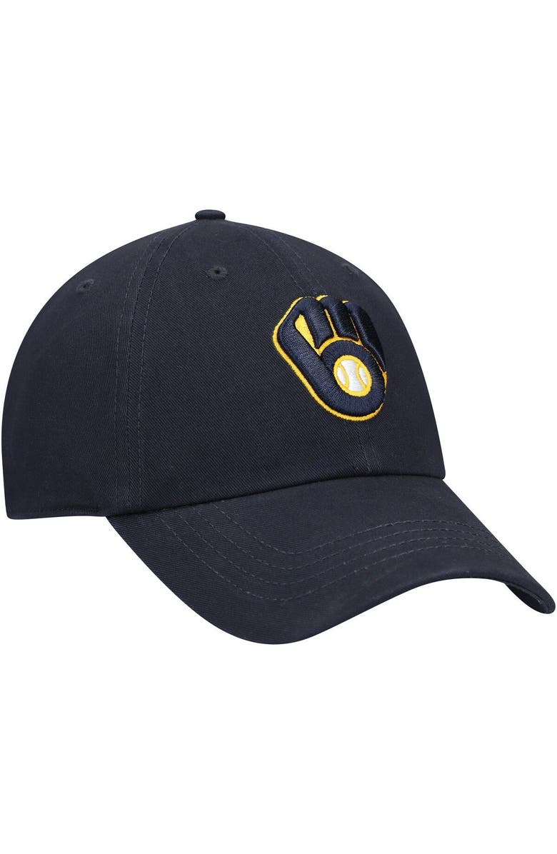'47 Women's '47 Navy Milwaukee Brewers Team Miata Clean Up Adjustable Hat, Alternate, color, 