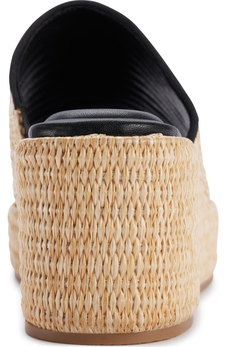 DKNY Conrad Platform Wedge Sandal, Alternate, color, Natural/ Black