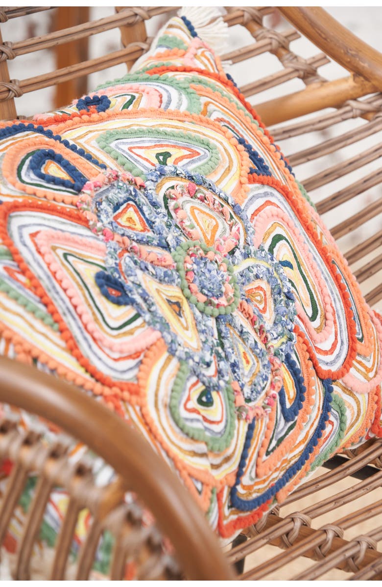 carol & frank Putnum Throw Pillow, Alternate, color, Red