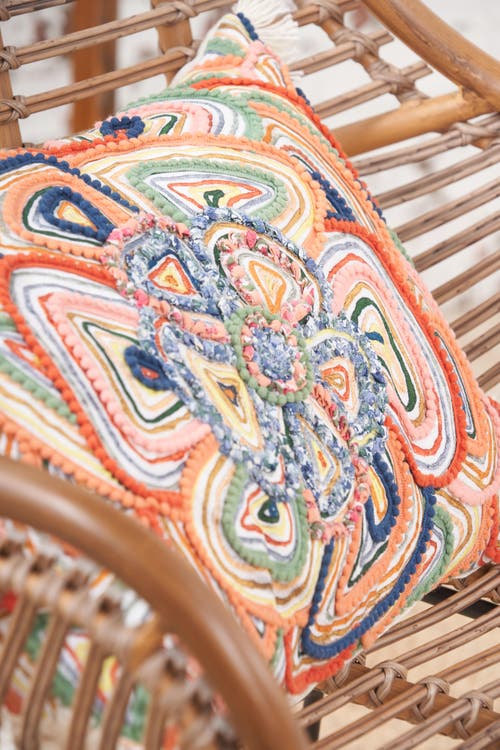 Carol & Frank Putnum Throw Pillow In Multi