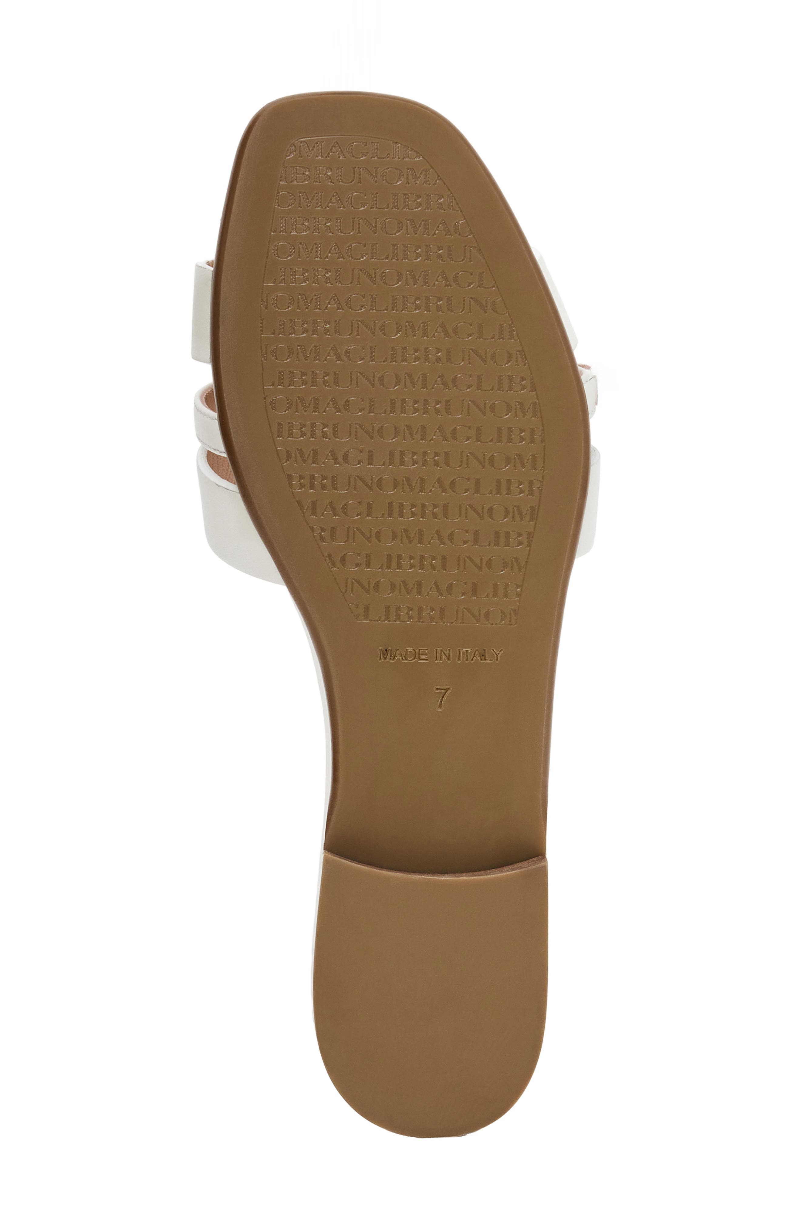 Farra Slide Sandal, Alternate, color, BONE LEATHER