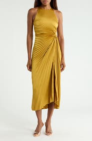 A.L.C. Reagan Asymmetric Pleat Dress