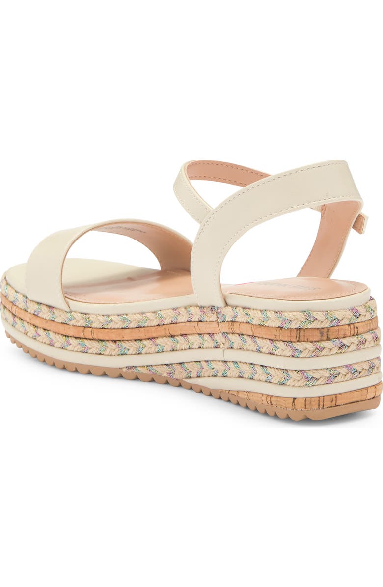 Steve Madden Kids' Berry Espadrille Wedge Sandal, Alternate, color, Bone