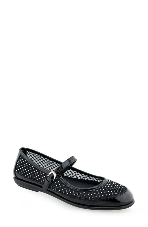 Baylee Mesh Mary Jane Flat (Women)