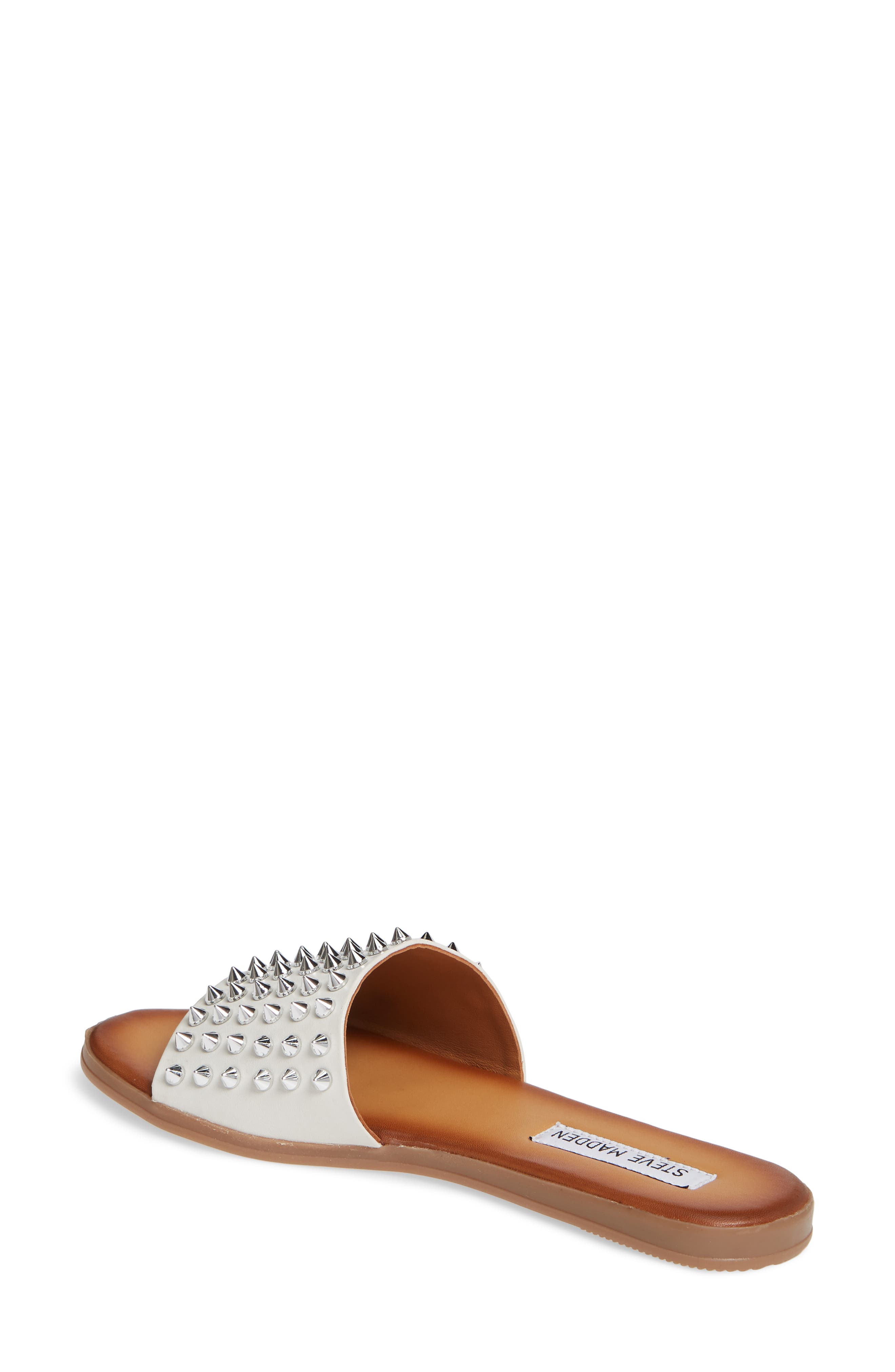 Farryn Slide Sandal, Alternate, color, WHITE