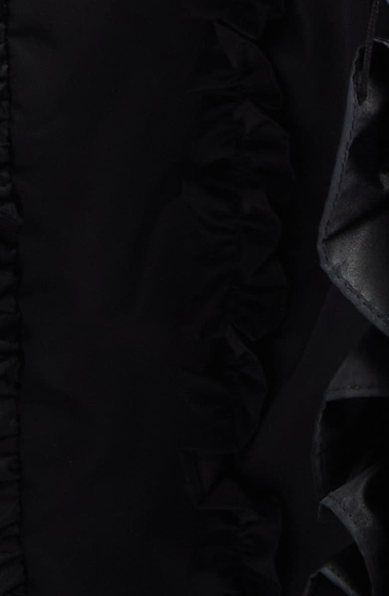 Cecilie Bahnsen Opal Scoop Neck Faille Dress, Alternate, color, 