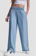 DKNY Jeans Wide Leg Ankle Crop Pants