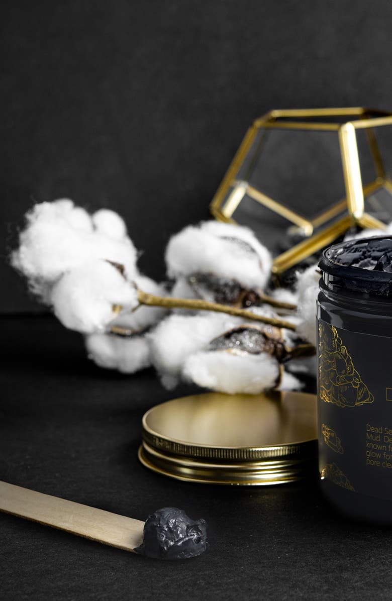 Lovery Dead Sea Mud Mask with Lavender Extract, Shea Butter, Jojoba Oil & Vitamin E, Alternate, color, Black / Gold