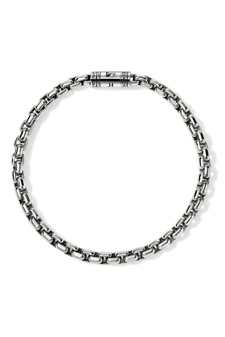 Box Chain Bracelet, 4.8mm, Alternate, color, STERLING SILVER