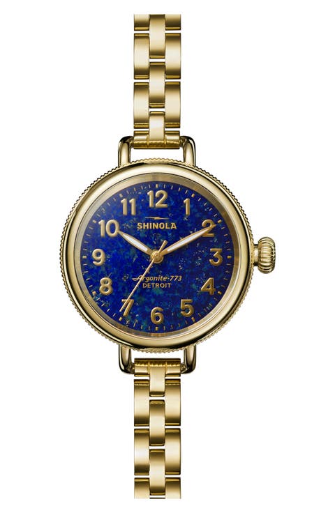 Birdy Lapis Lazuli Bracelet Watch, 34mm