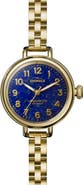 Shinola Birdy Lapis Lazuli Bracelet Watch, 34mm