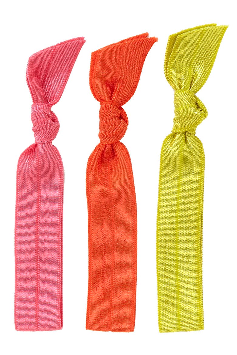 'Tangerine' Hair Ties, Main, color, NO COLOR