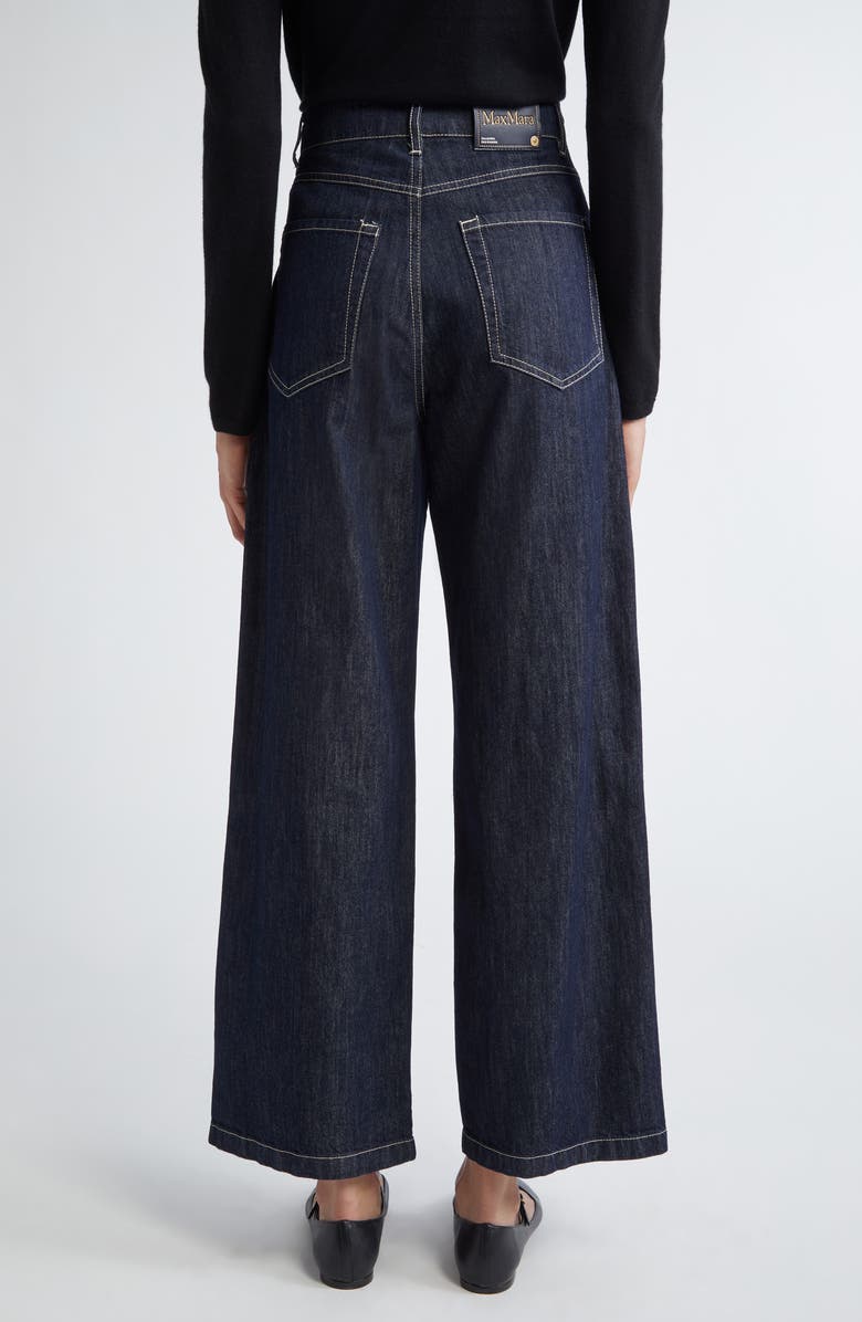 Max Mara Zucchero High Waist Wide Leg Jeans, Alternate, color, 