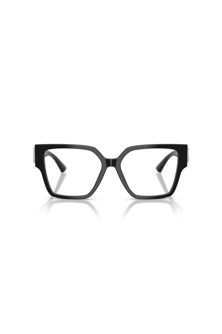 55mm Square optical glasses, Alternate, color, Black