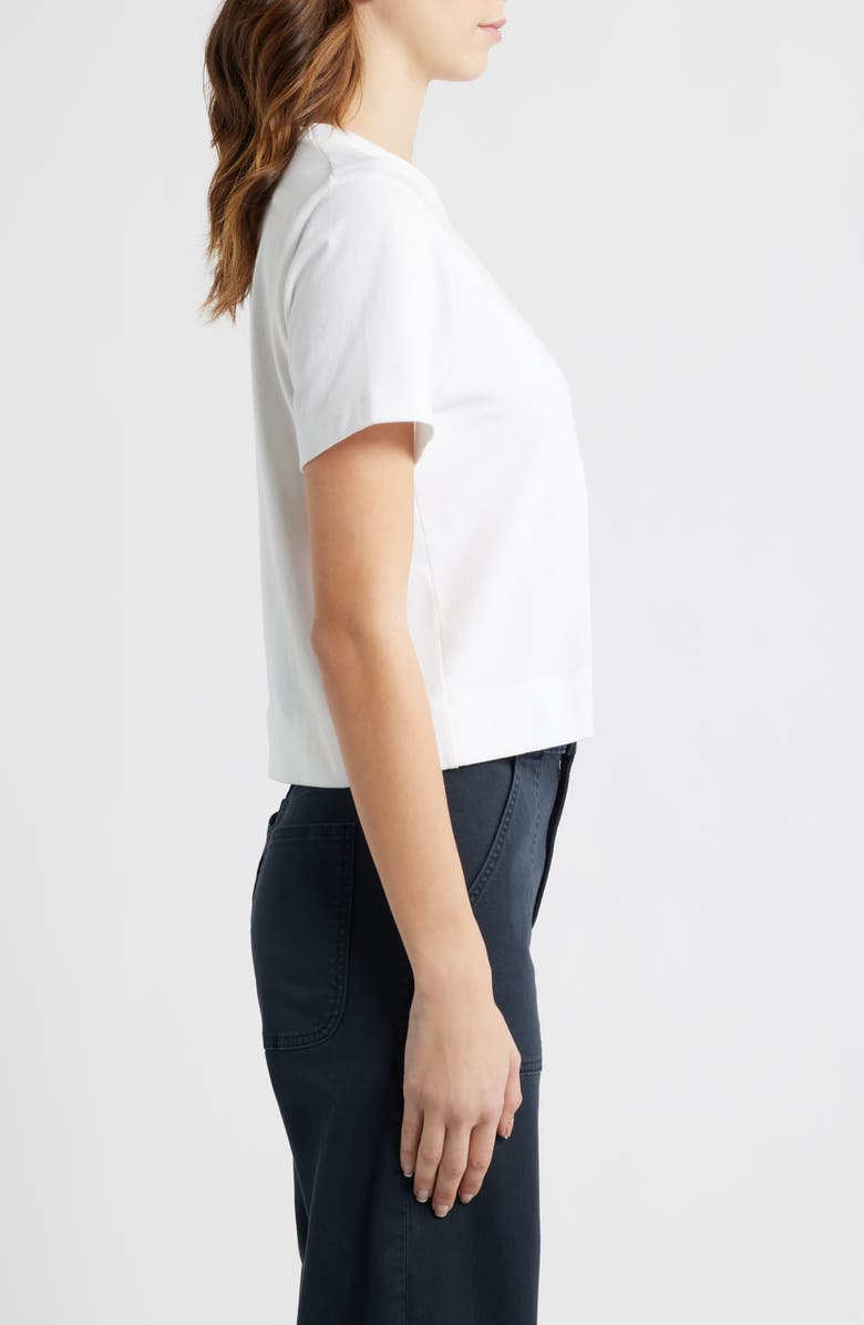 FRAME The Boxy Crop T-Shirt, Alternate, color, White