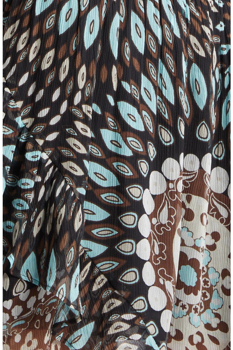 Morgan Medallion Silk Minidress, Alternate, color, MULTI MEDALLION