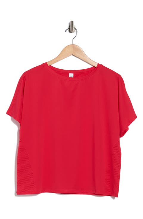 Dolman Sleeve Crop Active T-Shirt