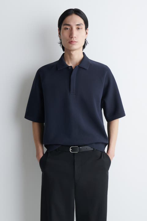 Scuba Knit-Jersey Polo Shirt