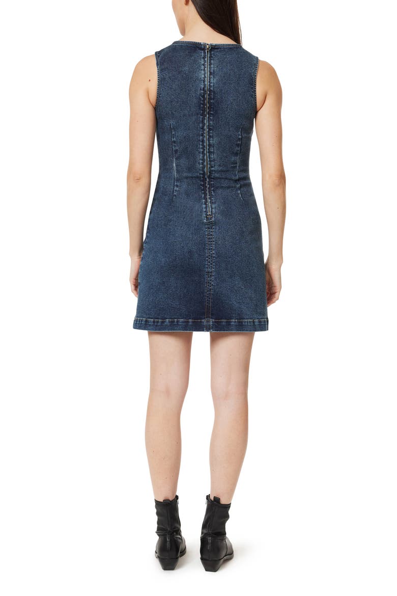 Sleeveless Denim Minidress, Alternate, color, RINSE