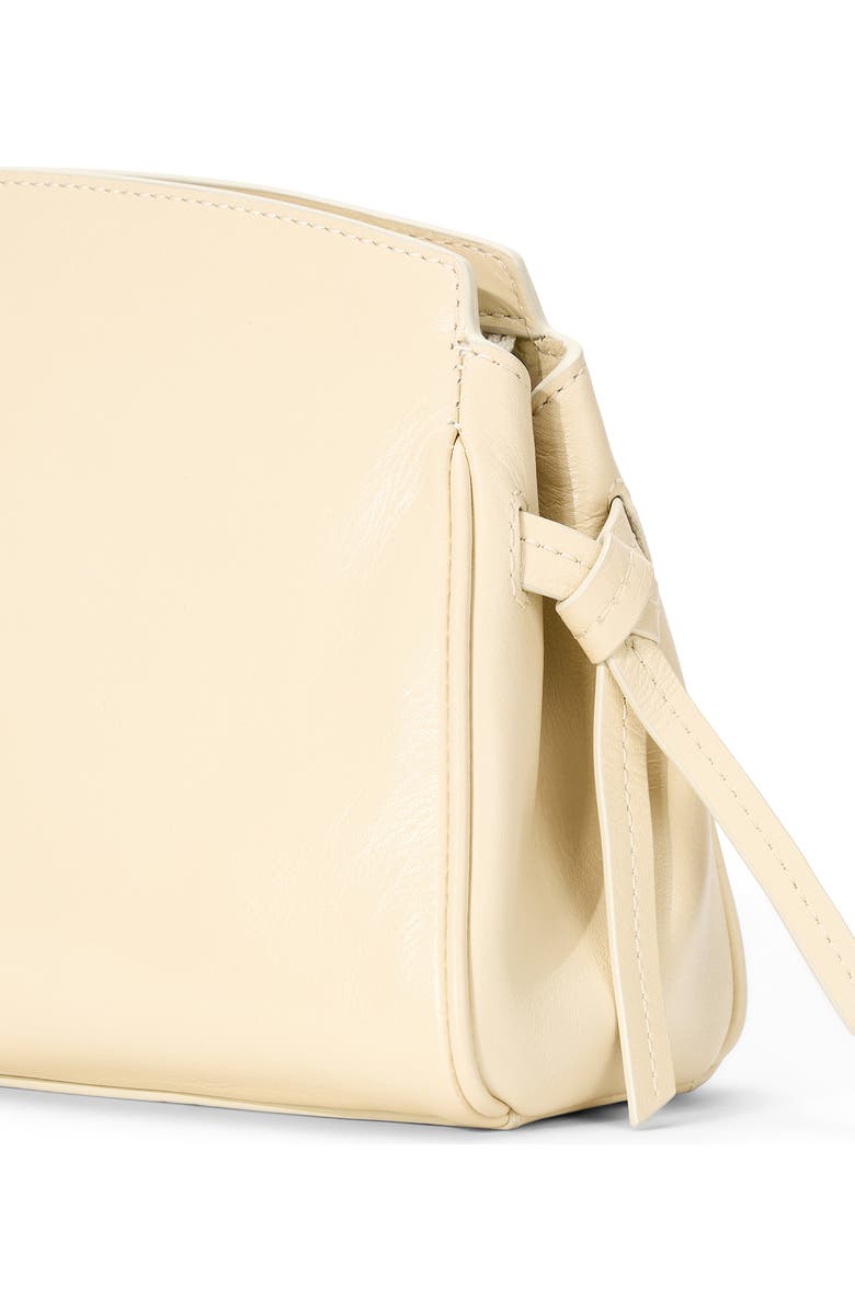 STAUD Maude Convertible Leather Clutch, Alternate, color, Cream