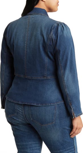 Peplum Denim Jacket